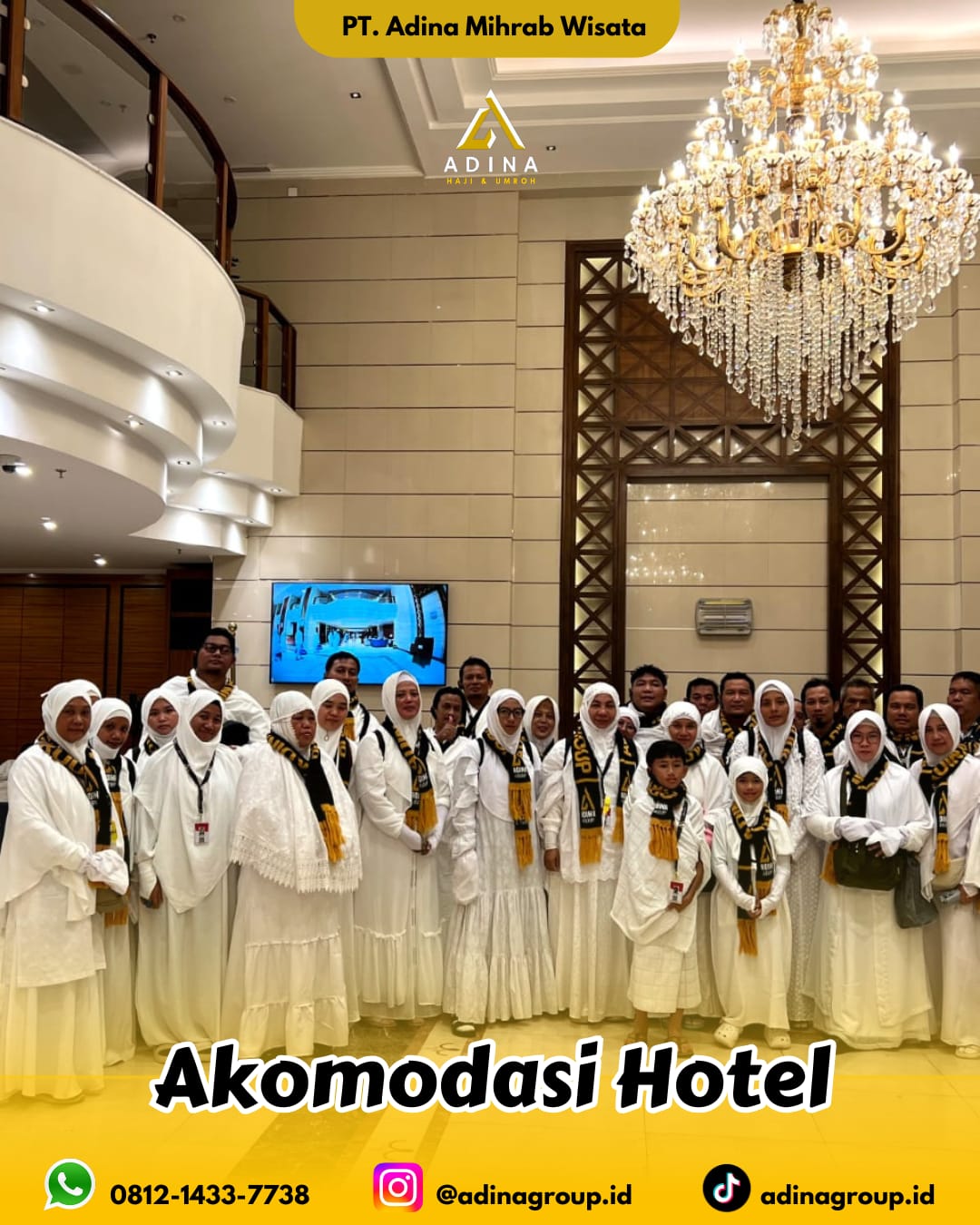 Lobby hotel bintang 5 di Madinah