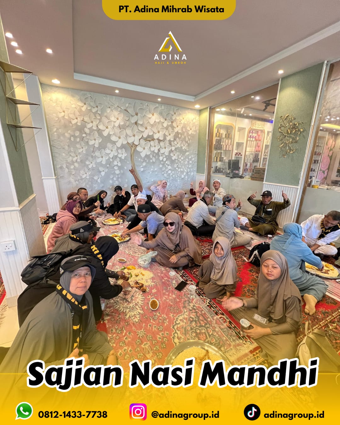 Sajian makanan halal premium untuk jamaah