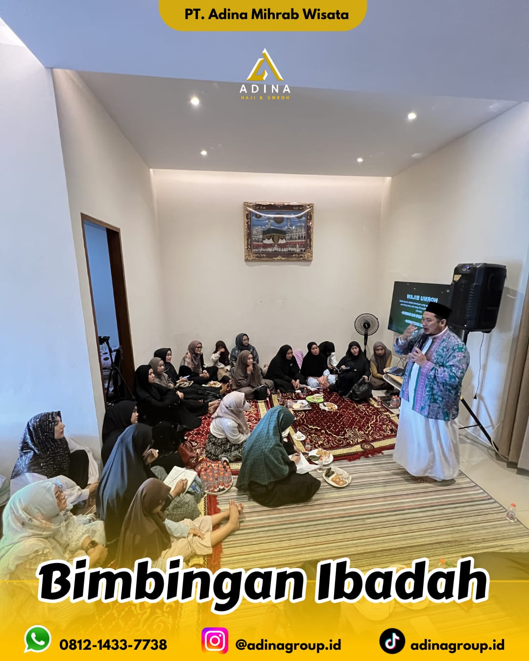 Sesi manasik Umrah bersama pembimbing